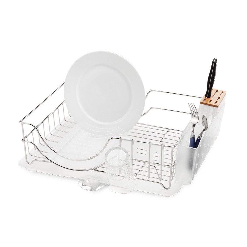 Simplehuman Bamboo Dish Rack Review — Best Dish Drainer Review — Eatwell101