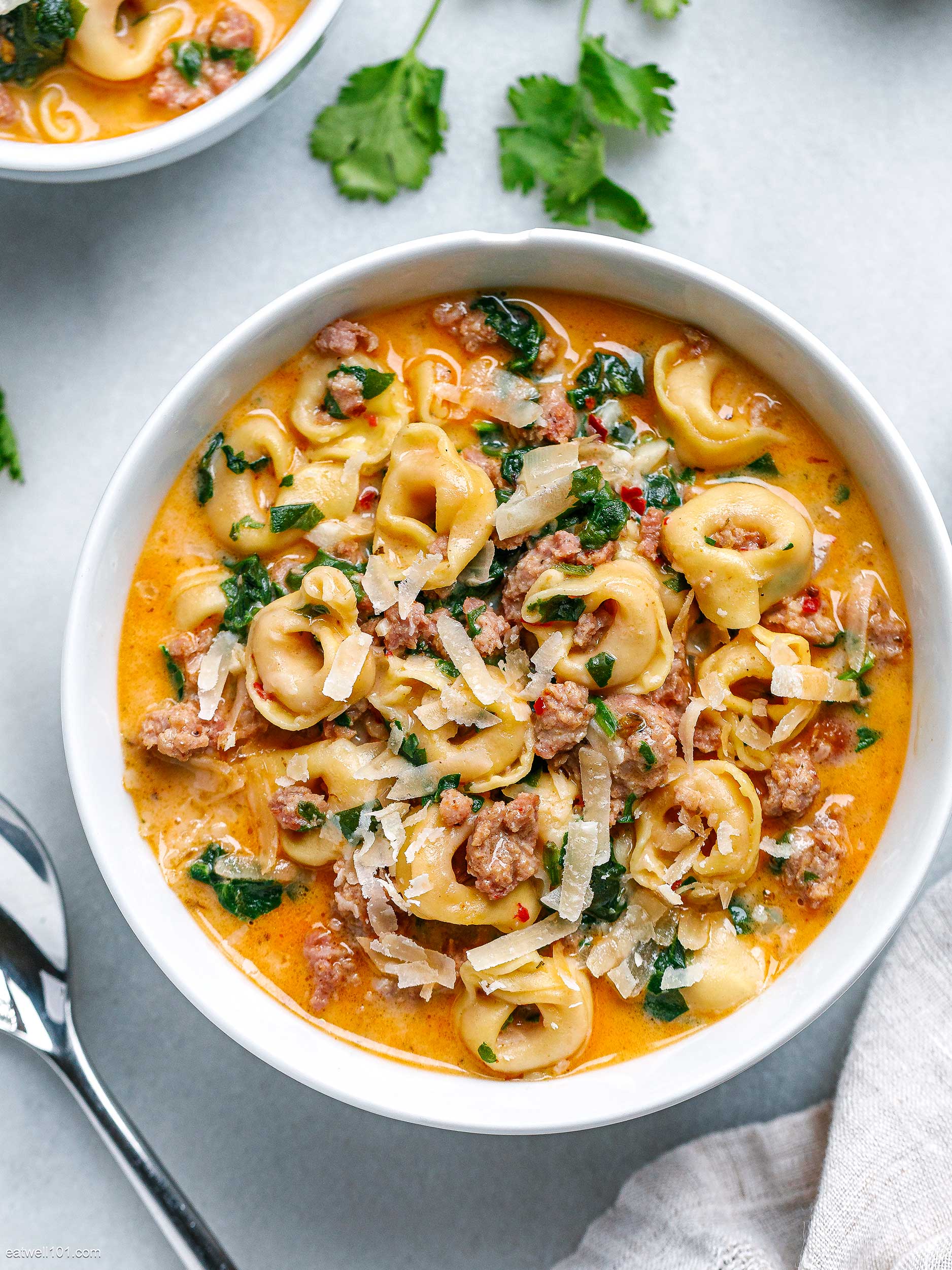 Sausage Tortellini Soup Recipe Tortellini Soup Recipe Eatwell