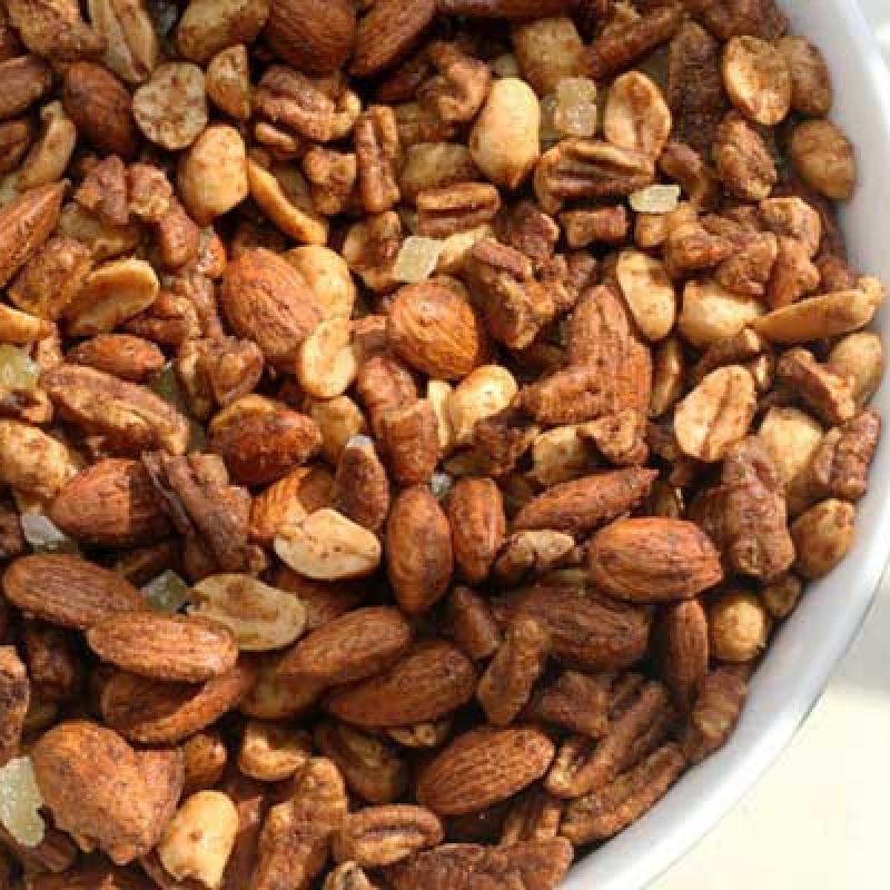 Honey Roasted Nut Mix with Cashews, Almonds, Pecans & Pistachios. I was  told these were good so I had to grab them and I can attest they�