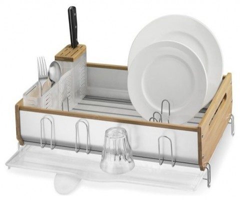 Simplehuman Bamboo Dish Rack Review — Best Dish Drainer Review