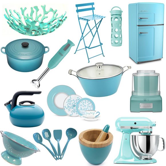 Turquoise Kitchen Tools — Turquoise Kitchen Decoration — Eatwell101