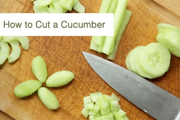 How to Dice a Cucumber