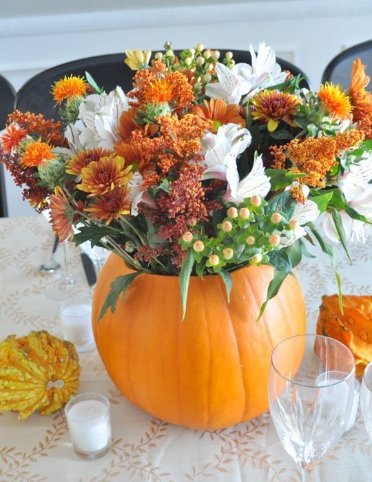 Pumpkin Vase Centerpiece Ideas — Eatwell101