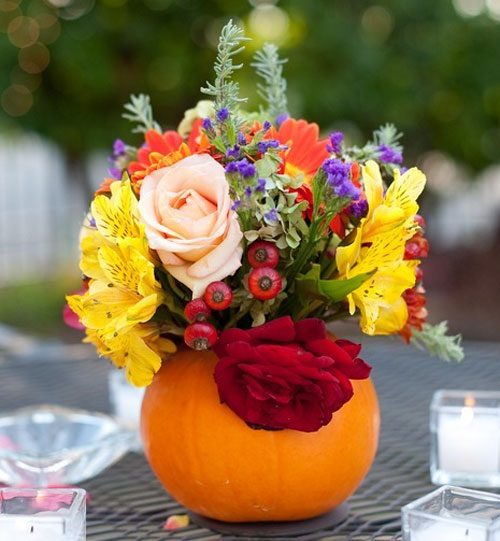 Pumpkin Vase Centerpiece Ideas — Eatwell101