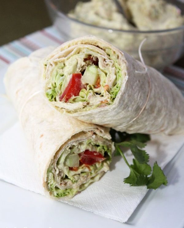 Tuna Wrap Recipe — Eatwell101