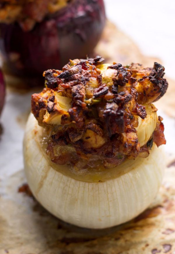 Baked Sausage Stuffed Onions Recipe — Eatwell101