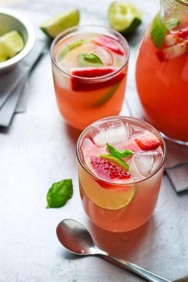 Strawberry Iced Tea Cooler Eatwell101