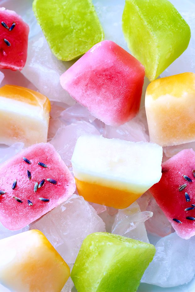 Fruit Ice Cubes - FeelGoodFoodie