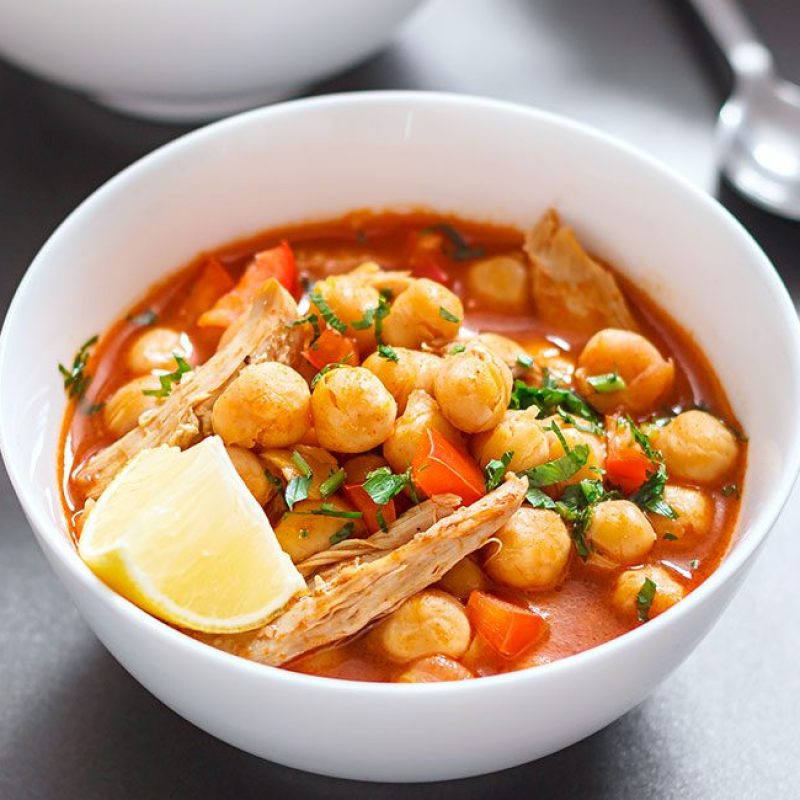 Chickpea And Chicken Soup Recipe Eatwell101