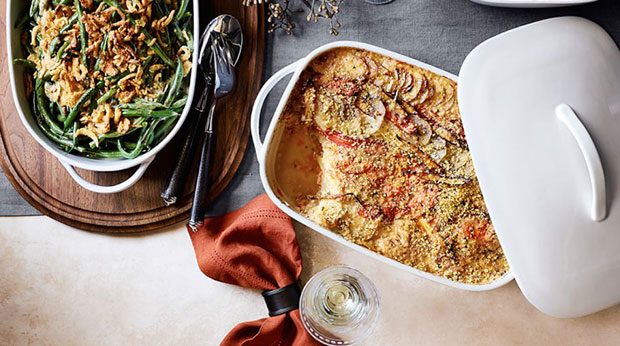 Martha Stewart Collection CLOSEOUT! Stoneware Lasagna Pan with Lid, Created  for Macy's - Macy's