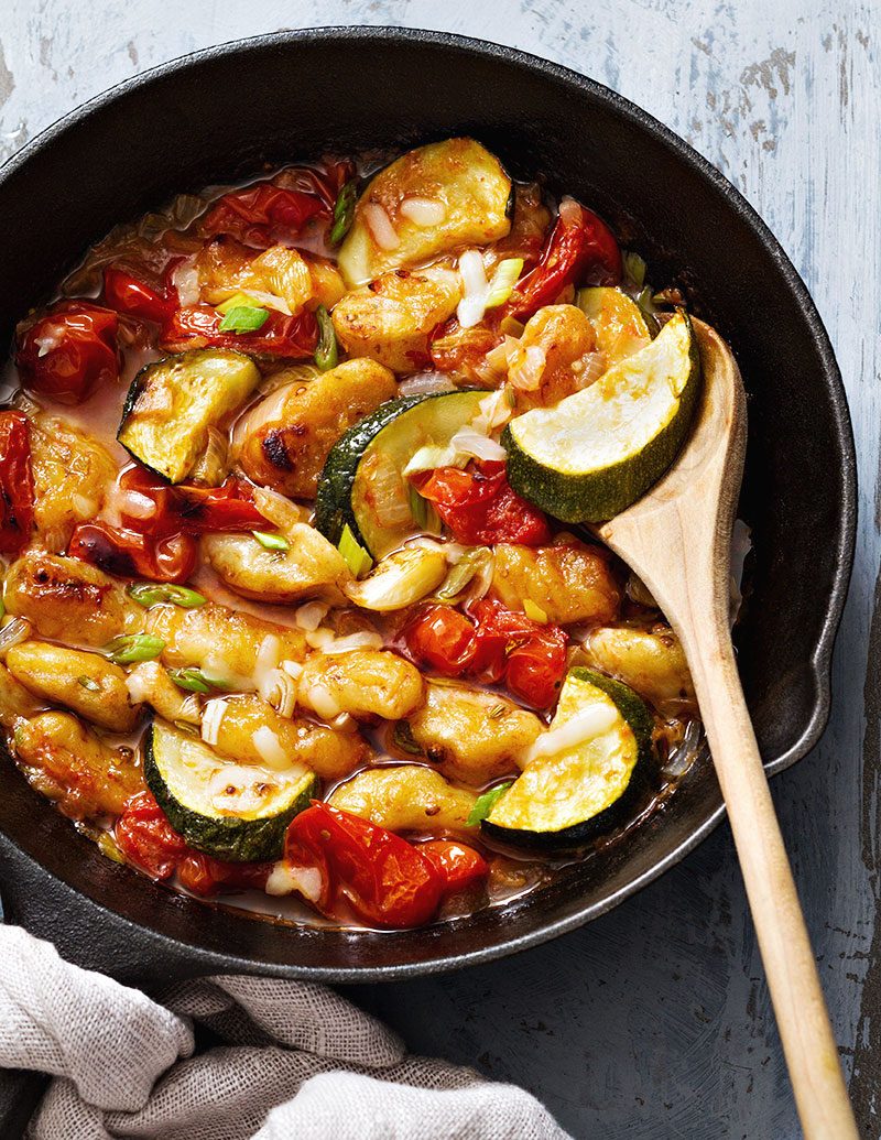 One-Skillet Mediterranean Gnocchi Recipe — Eatwell101