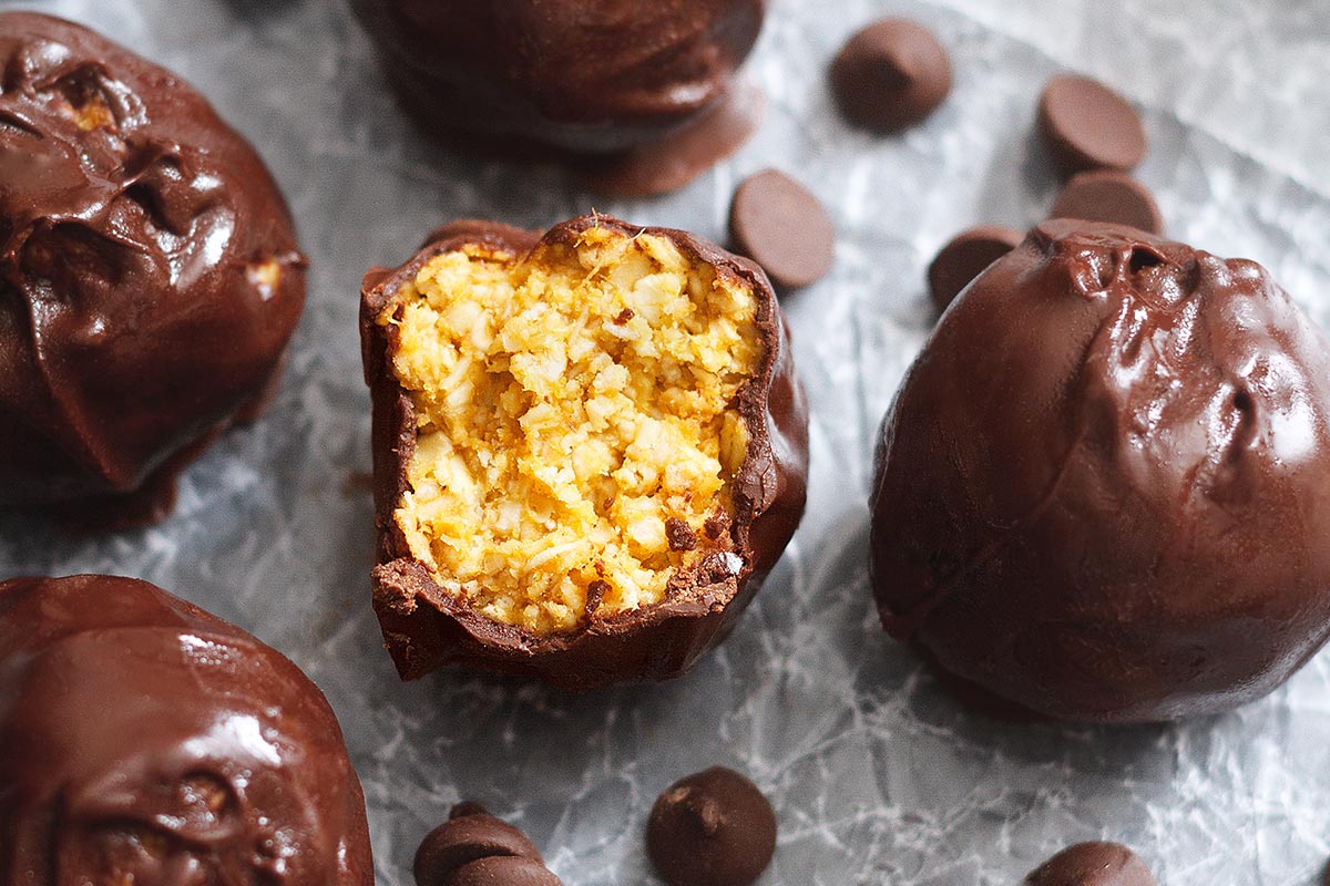 Fudgy Pumpkin Ginger Chocolate Bites Recipe — Eatwell101