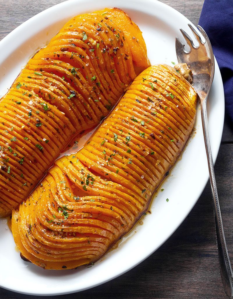 Roasted Butternut Squash With Garlic Butter Eatwell