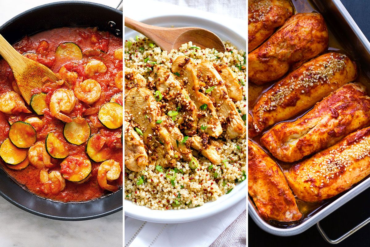 Healthy Dinner Recipes: 22 Fast Meals for Busy Nights ...
