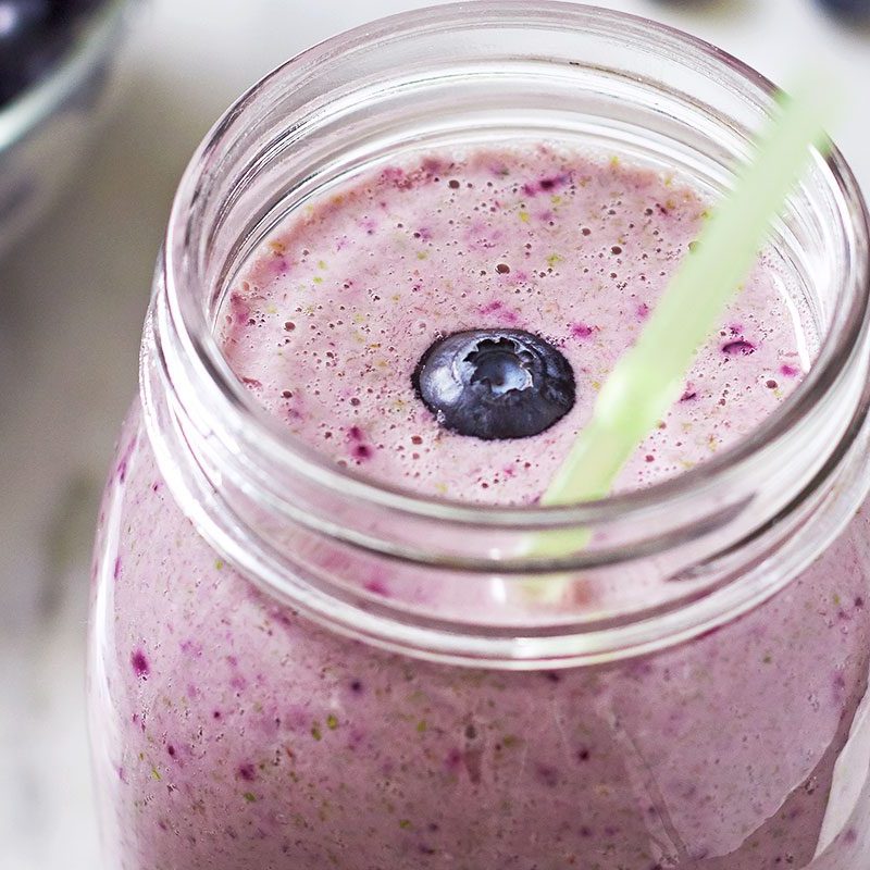Blueberry -Spinach Smoothie Recipe — Eatwell101