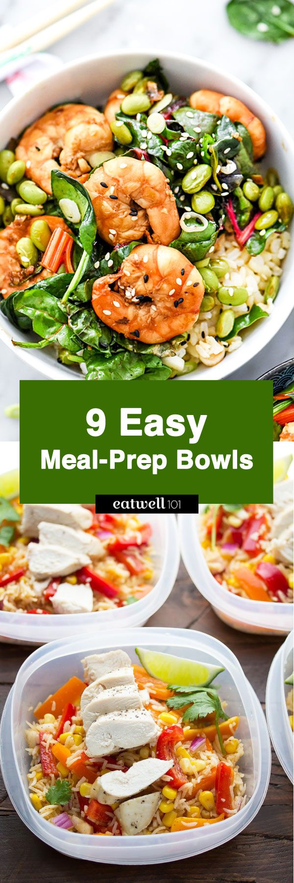 8 Healthy Meal Prep Bowls in 1 Hour - Green Healthy Cooking