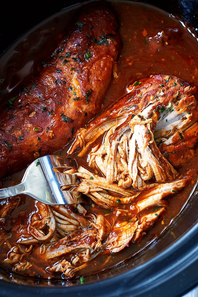 Slow Cooker Honey-Garlic BBQ Pork Tenderloin Recipe – Slow Cooker Pork ...