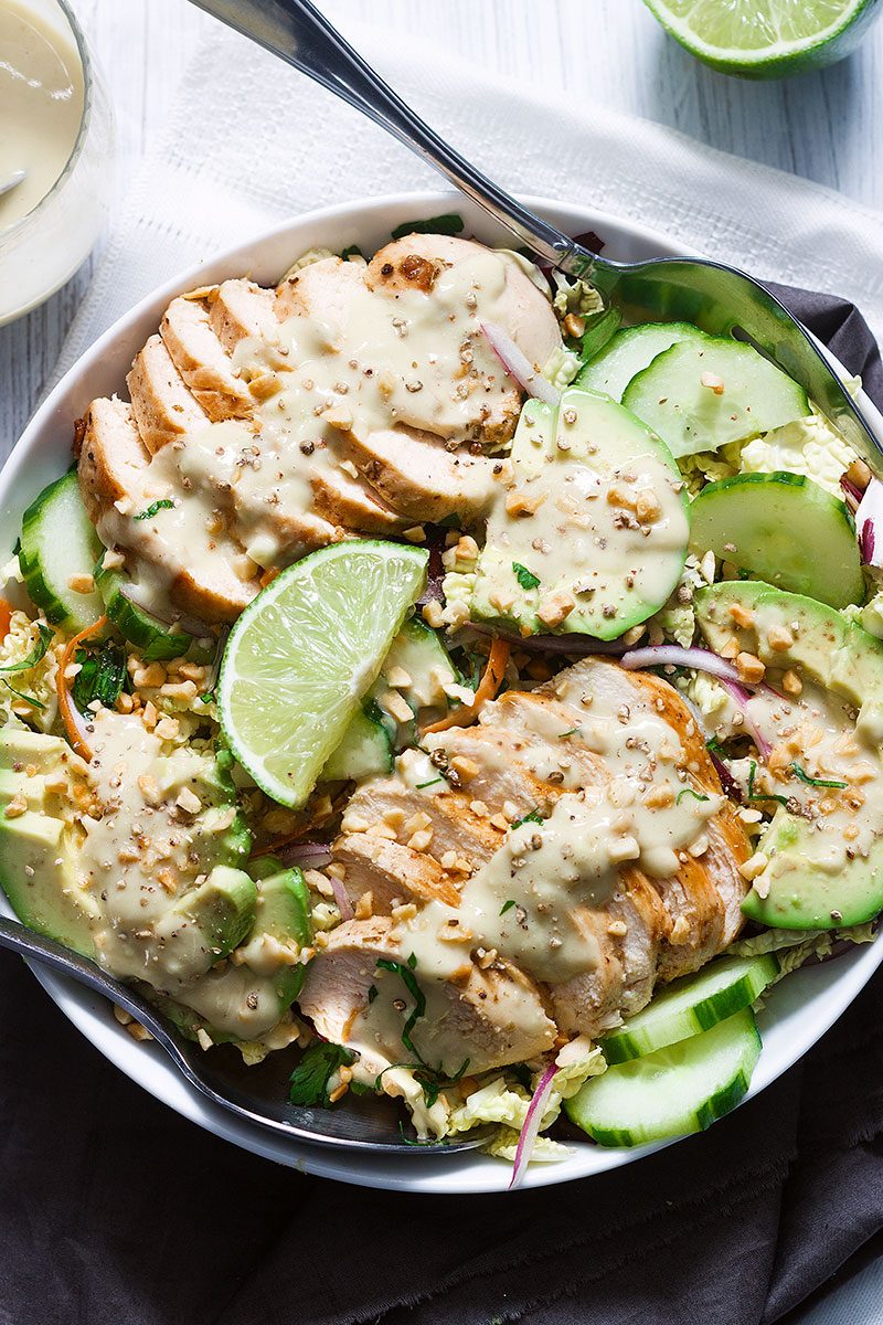 Avocado Chicken Salad Recipe — Eatwell101 4188