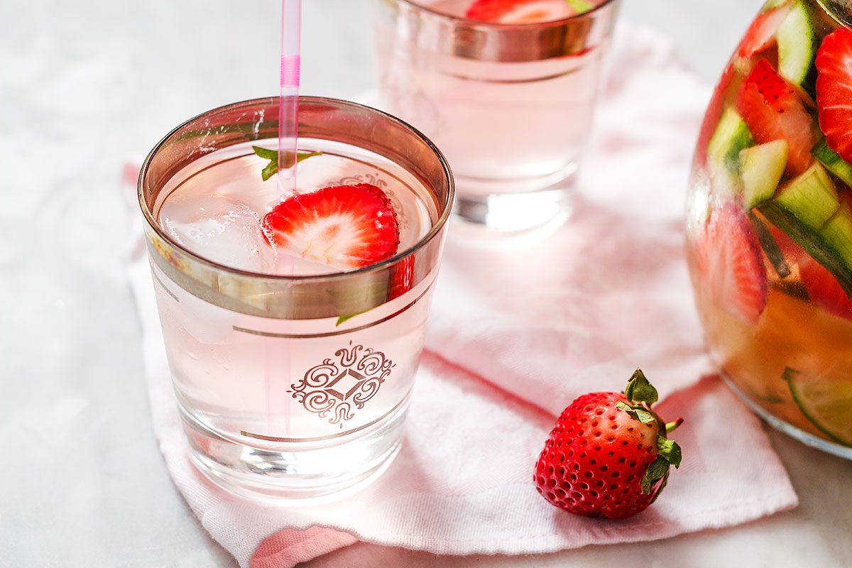 Cucumber Strawberry Detox Drink Recipe — Eatwell101