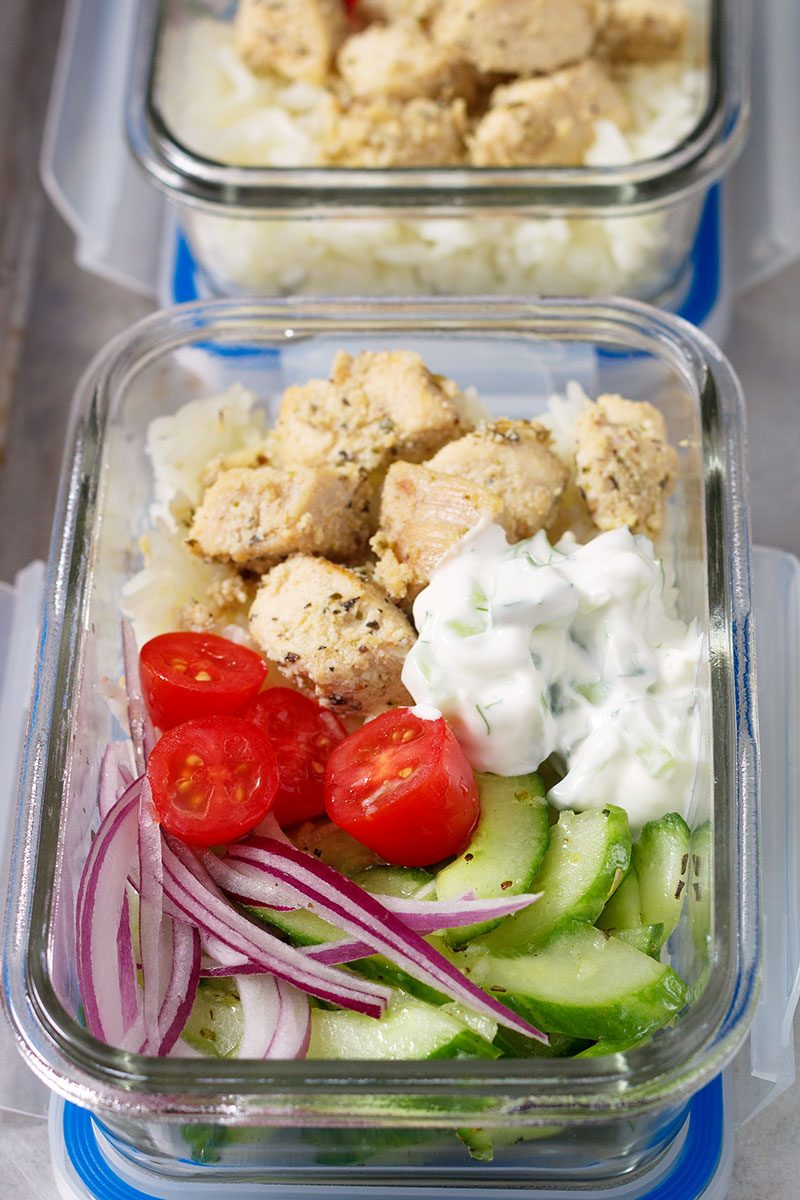 Greek Chicken Meal Prep Bowls Recipe — Eatwell101