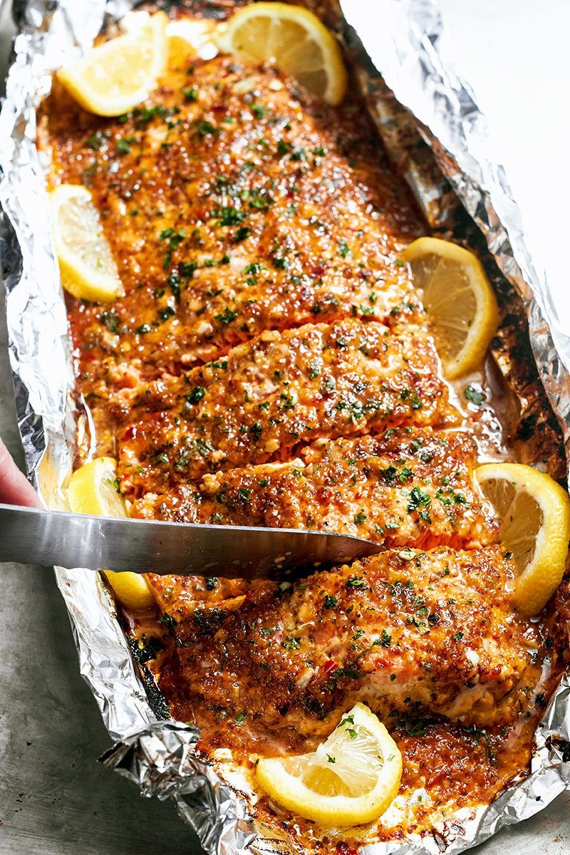 Honey Garlic Baked Salmon Recipe – Baked Salmon in Foil Recipe — Eatwell101