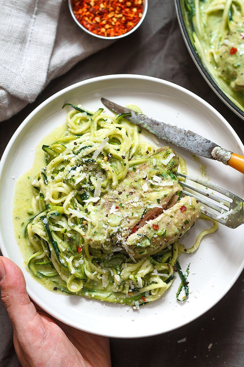 what food is good with pesto