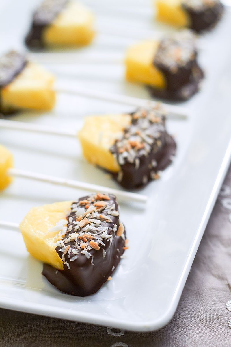 Pineapple Chocolate Coconut Pops — Eatwell101