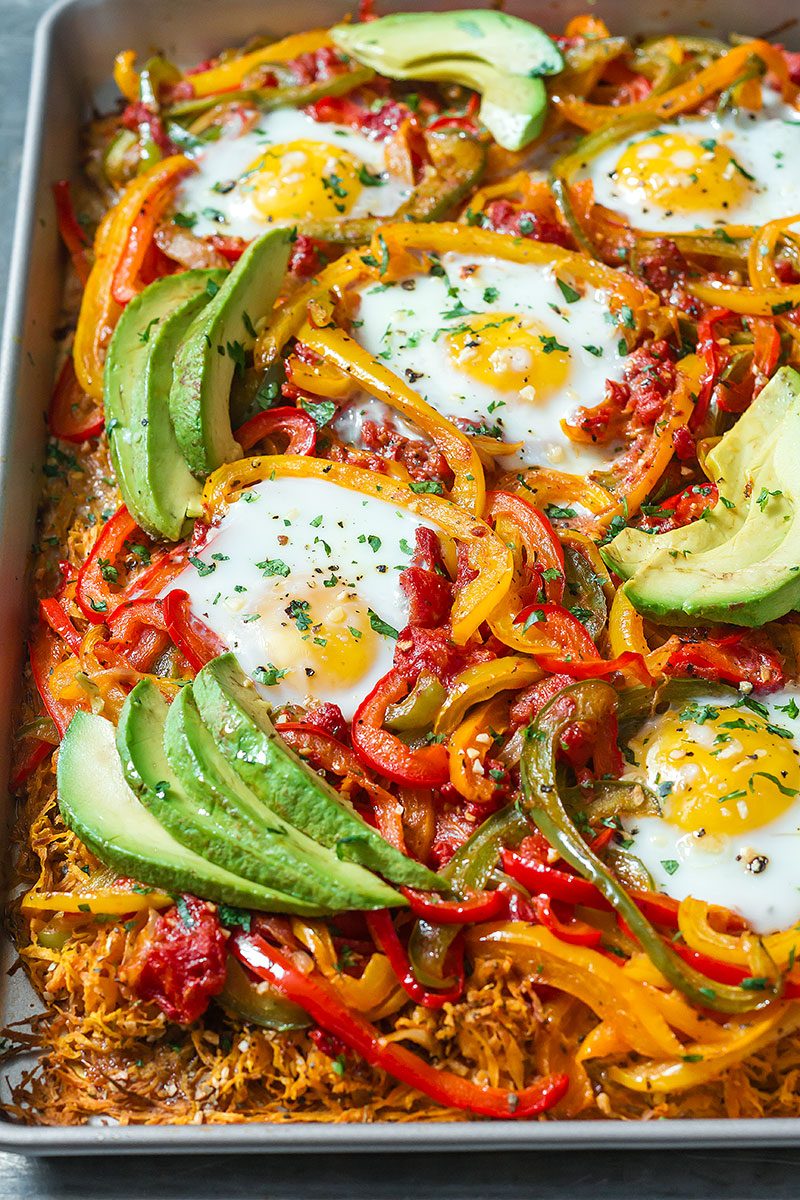 Sheet Pan Eggs - Julie's Eats & Treats ®