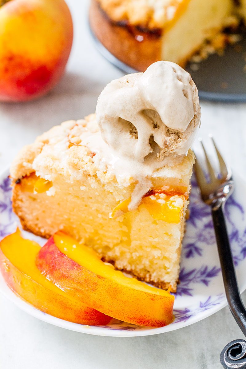 Peach Crumble Cake Recipe – Best Crumble Cake Recipe — Eatwell101