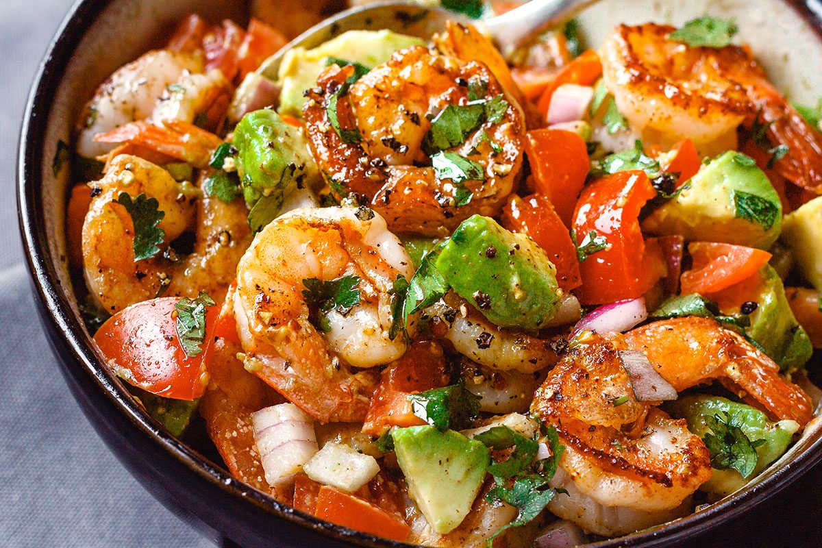 Shrimp and Avocado Salad Recipe — Eatwell101