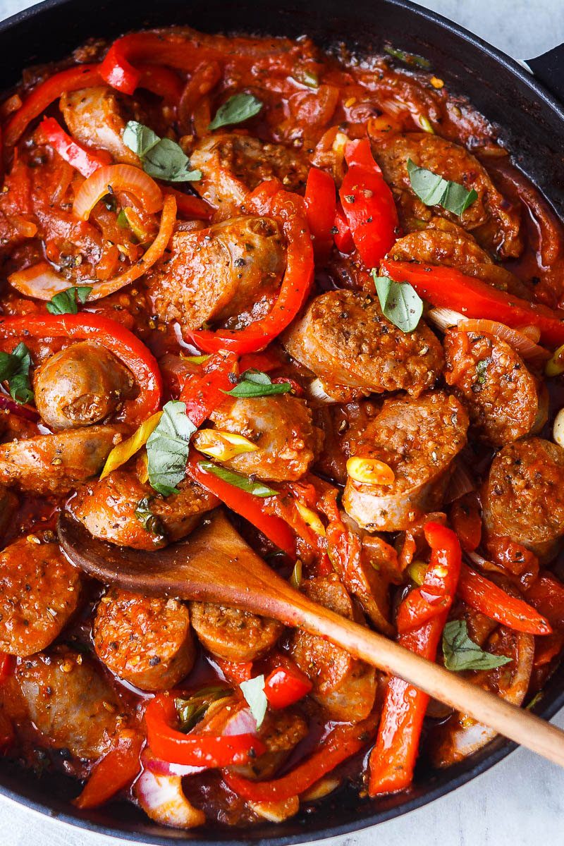 SAUSAGE AND PEPPERS, WEEKNIGHT MEAL