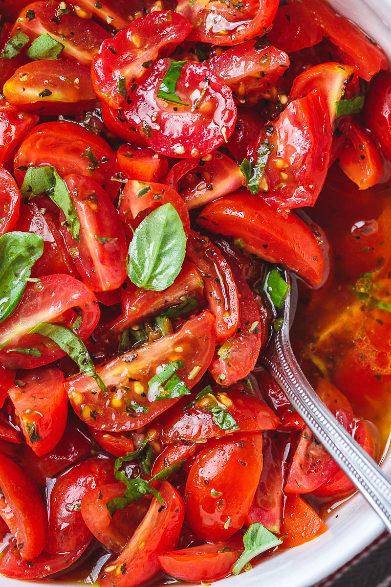 Marinated Cherry Tomato Salad Recipe – Best Tomato Salad Recipe