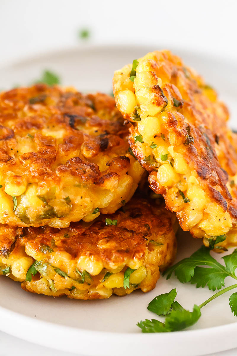 Cheesy Corn Fritters Recipe — Eatwell101