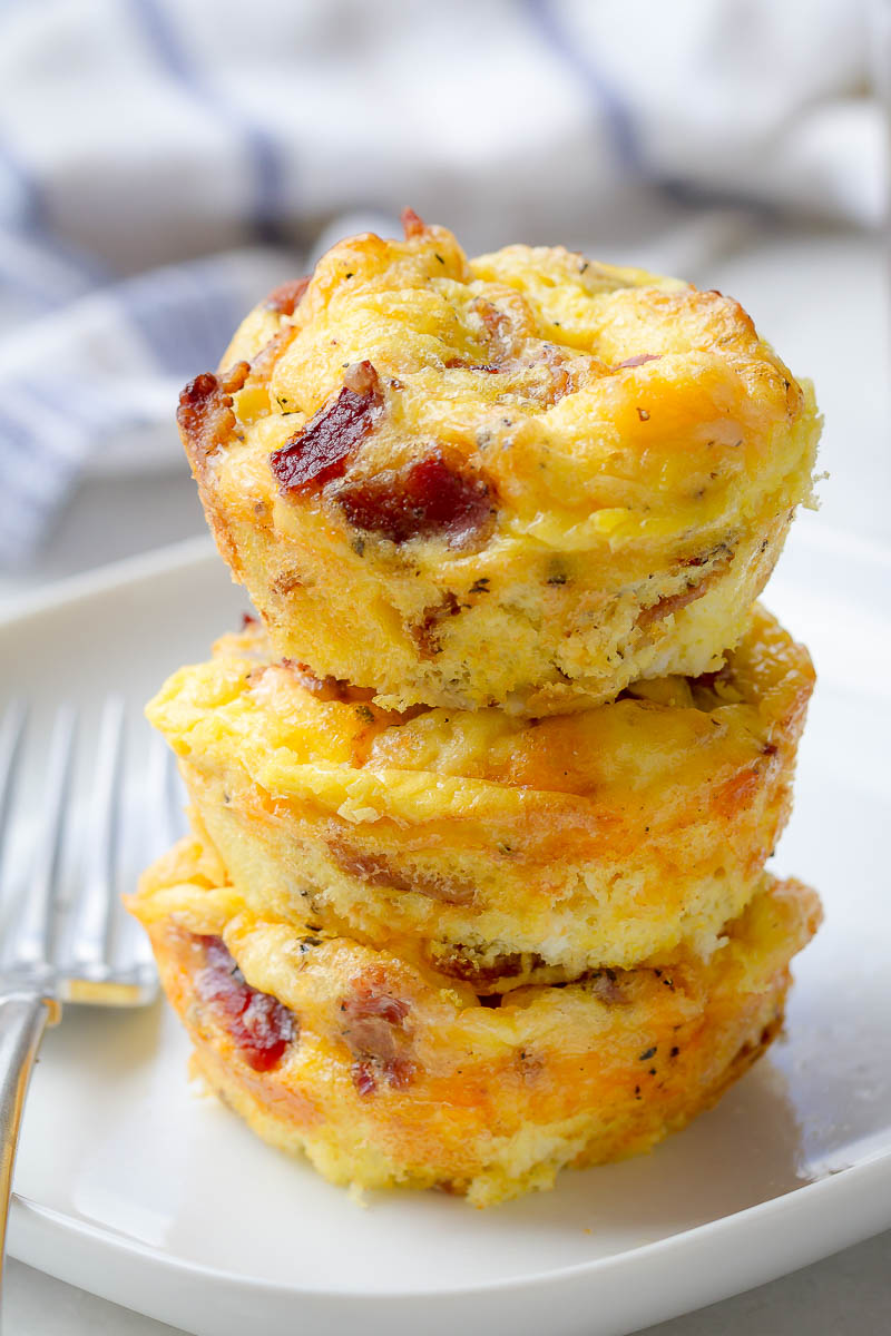 Cheesy Bacon Egg Muffins Recipe – How to Make Egg Muffins — Eatwell101