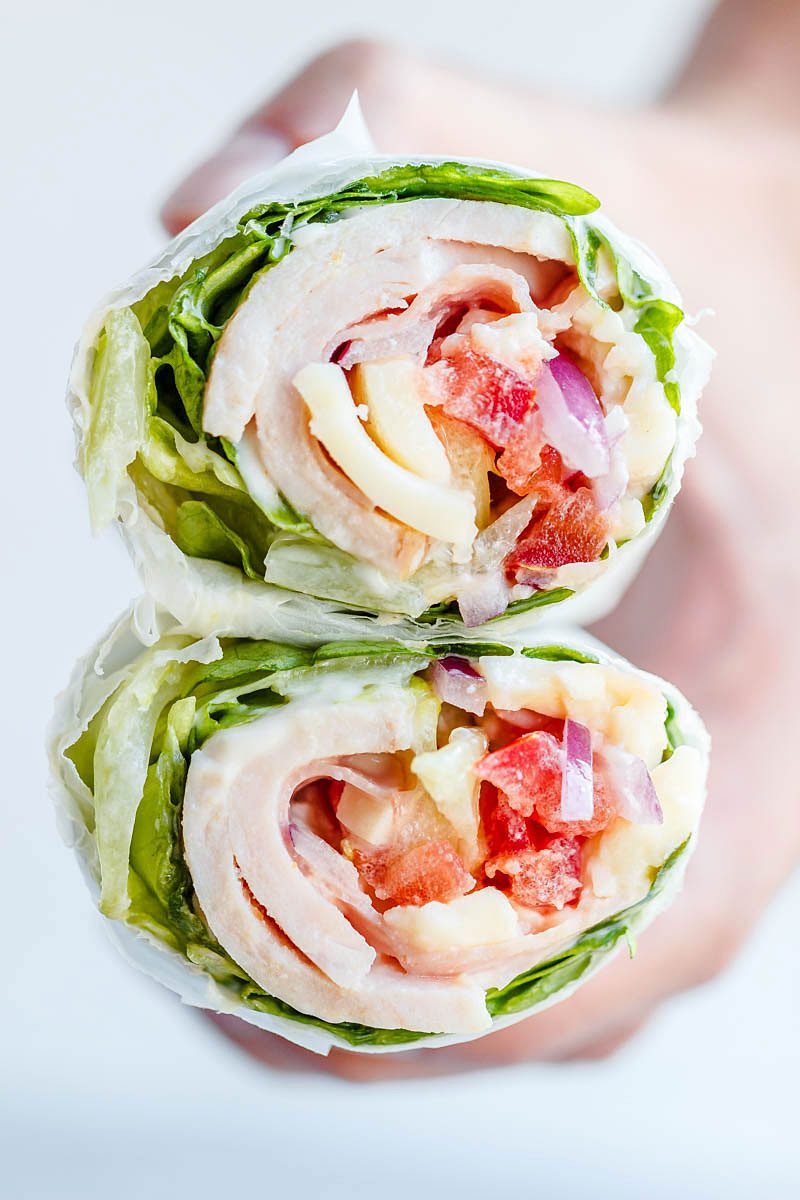 Easy Ham and Cheese Lettuce Wraps - The Lunch Box Ladies
