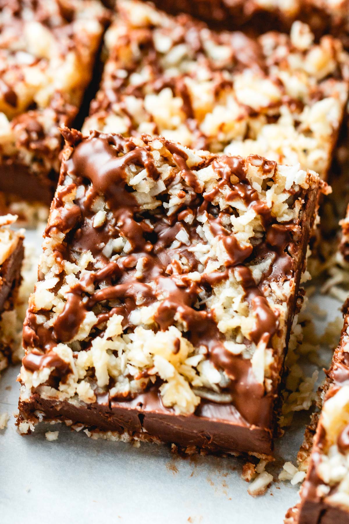 No Bake Peanut Butter Chocolate Coconut Bars Recipe — Eatwell101