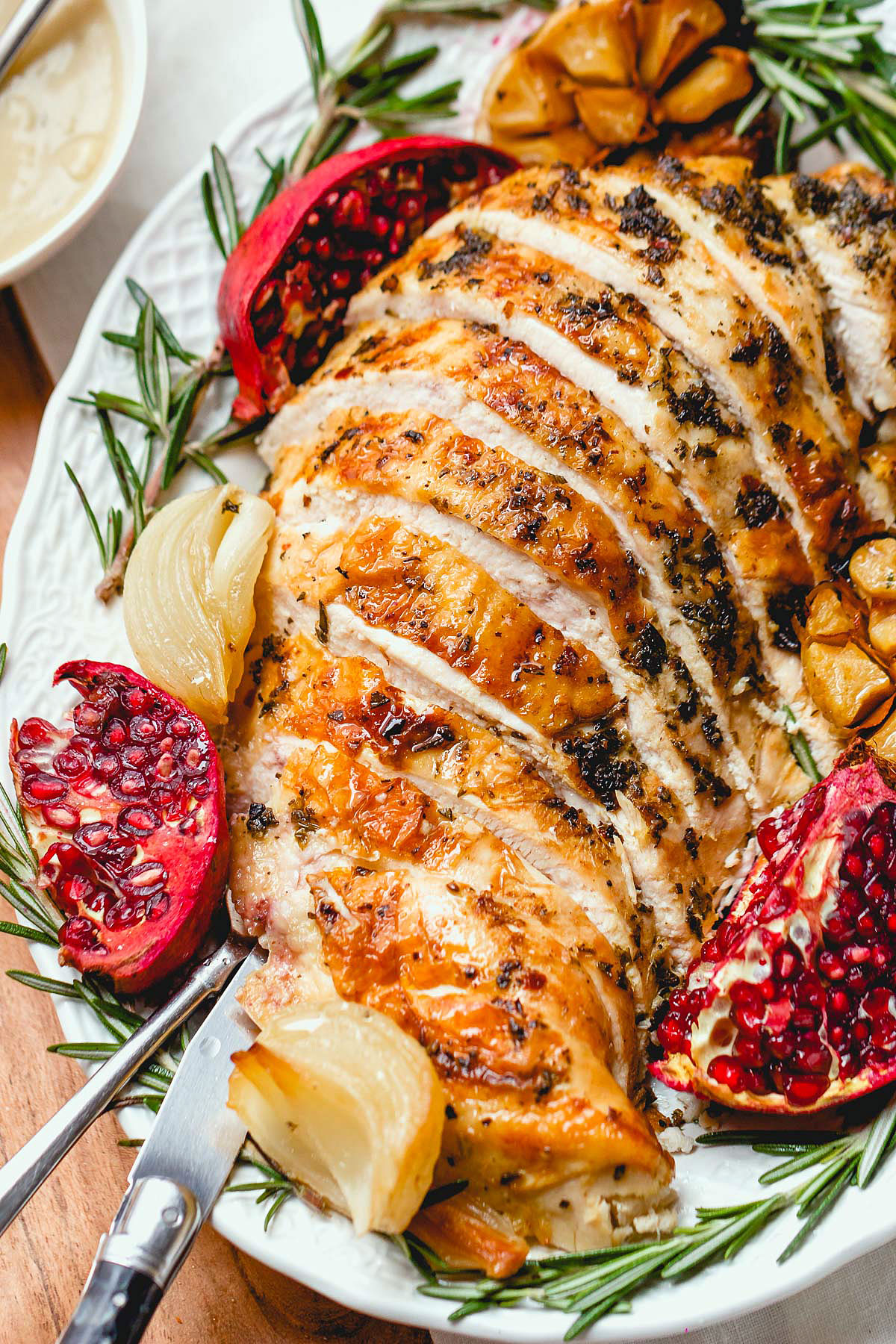Roasted Turkey Breast Recipe With Garlic Herb Butter How To Roast A My Xxx Hot Girl
