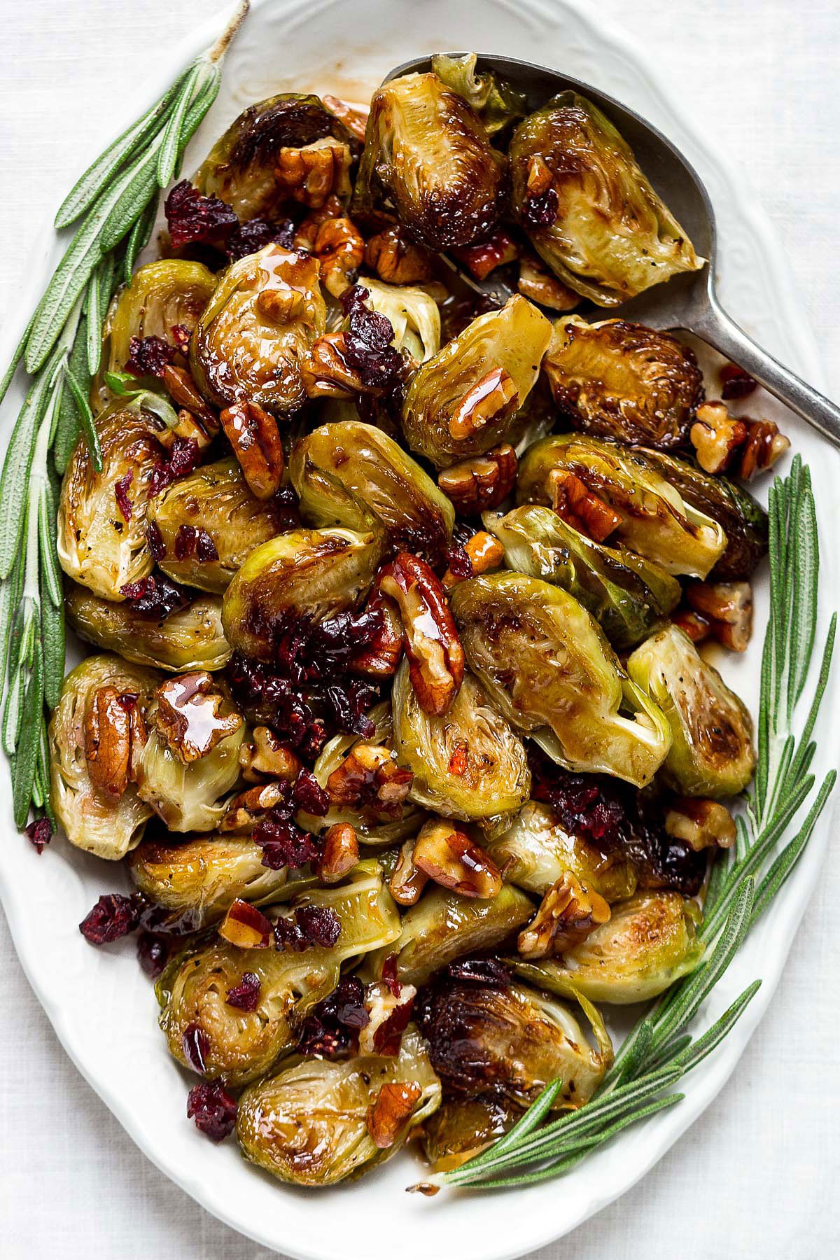 Balsamic Honey Roasted Brussels Sprouts Recipe — Eatwell101