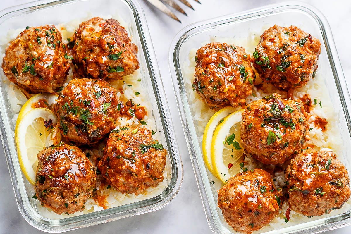 Meatballs Parmigiana, Lunch & Dinner Menu