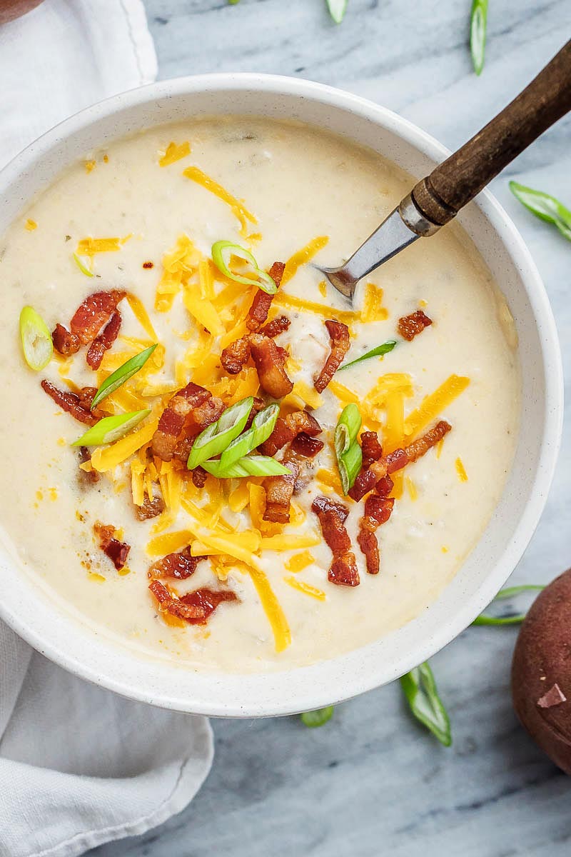 Instant-Pot Creamy Potato Soup Recipe — Eatwell101