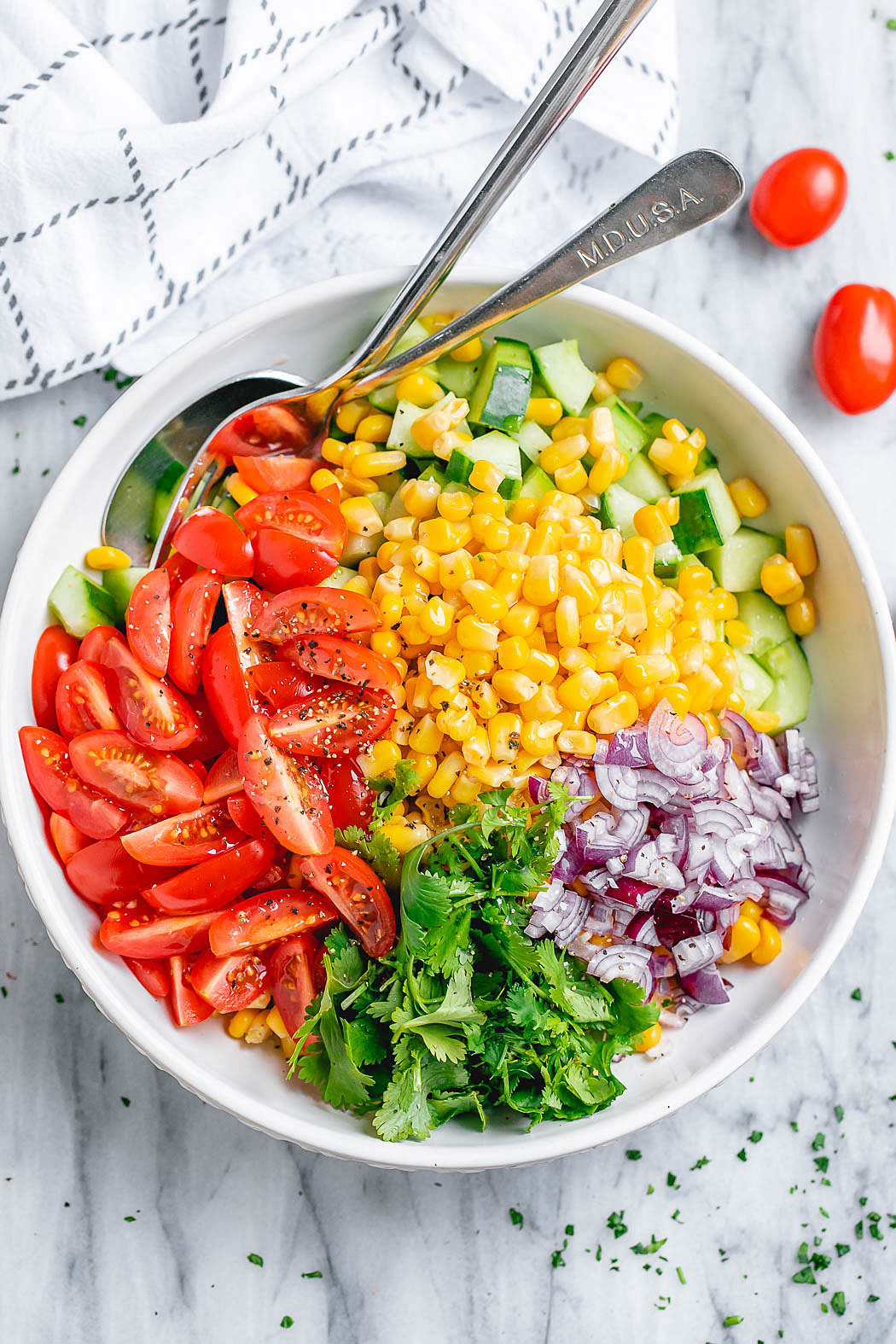 Creamy Corn Salad Recipe – Healthy Corn Salad Recipe — Eatwell101