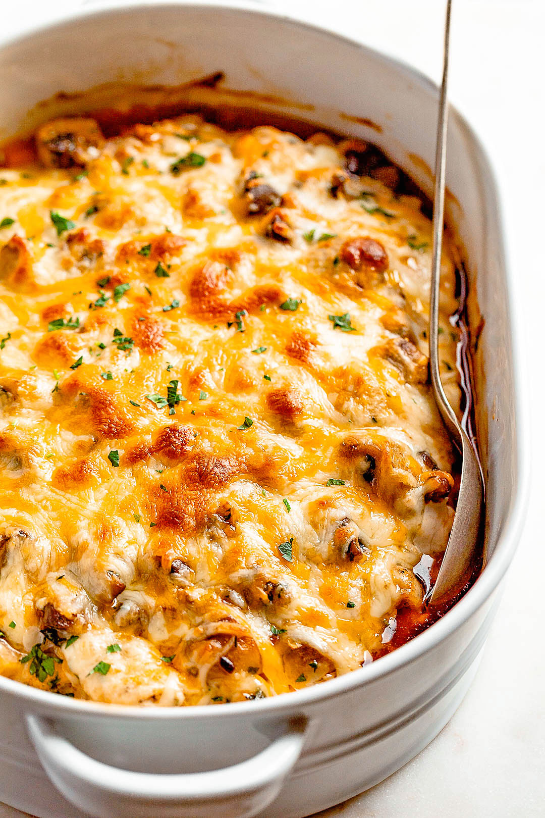 casserole de poulet aux champignons à l'ail 4