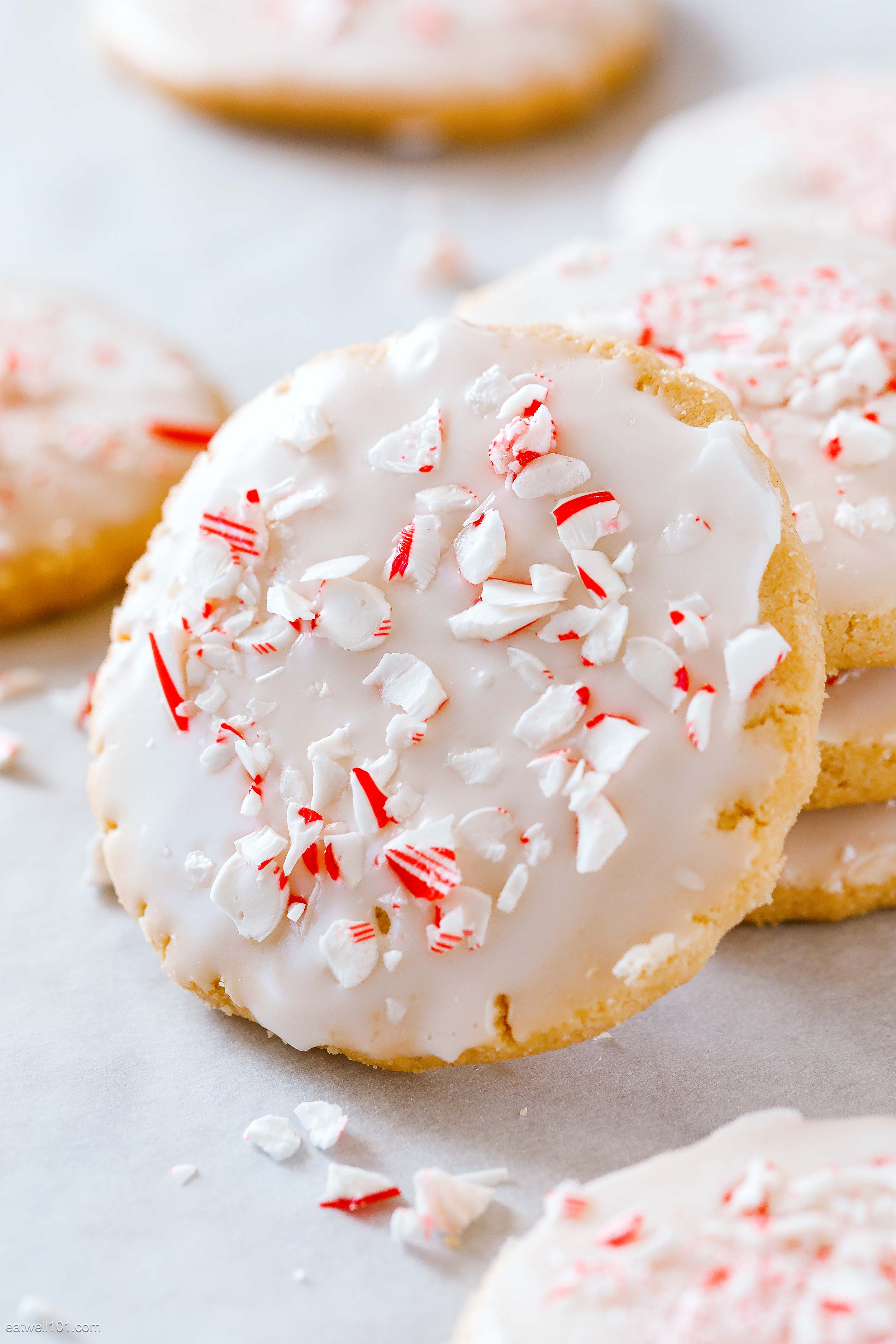 Peppermint Christmas Shortbread Cookies Recipe – Christmas Cookies ...