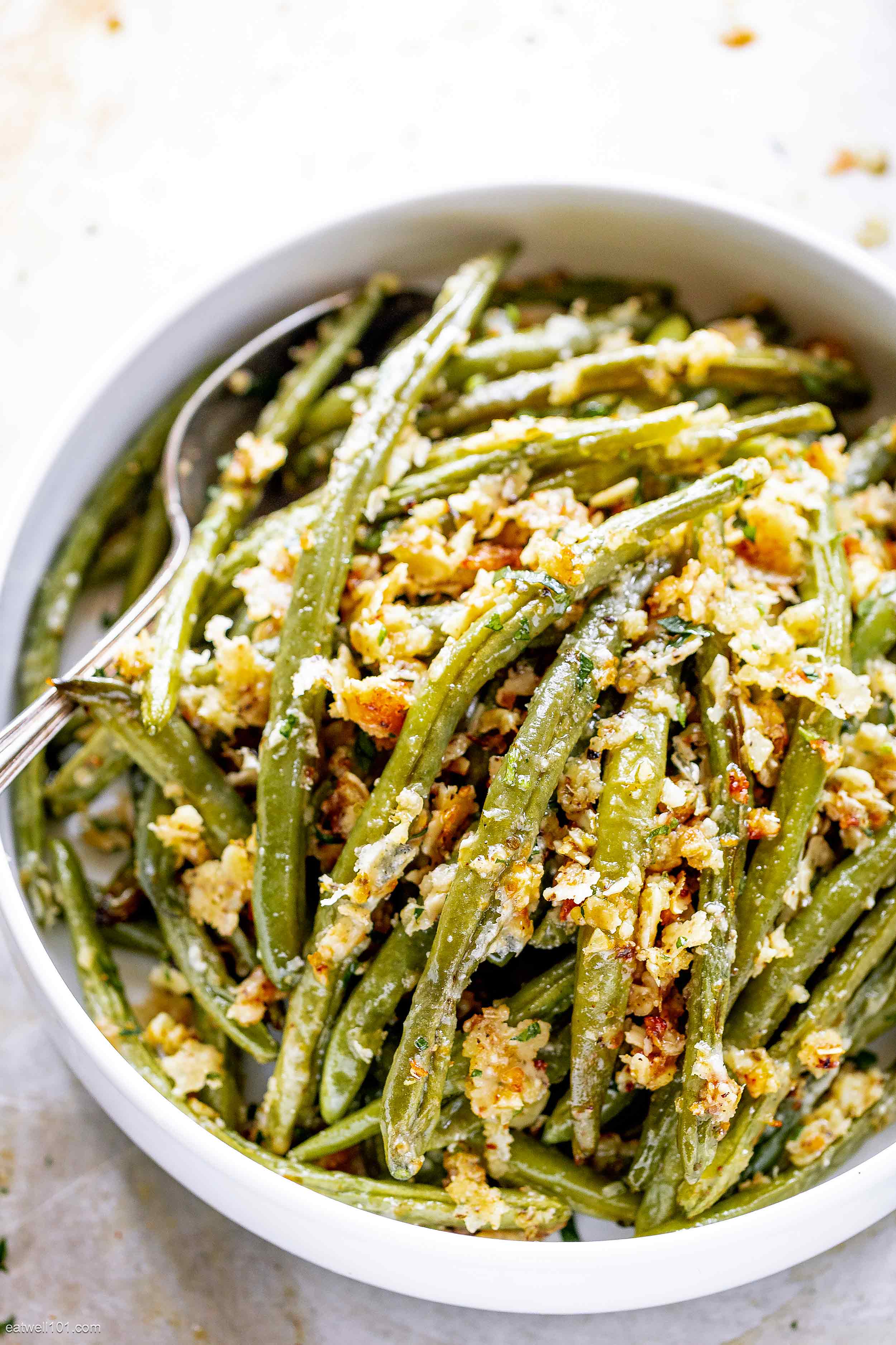 Garlic Parmesan Roasted Green Beans Recipe – How to Roast Green Beans ...