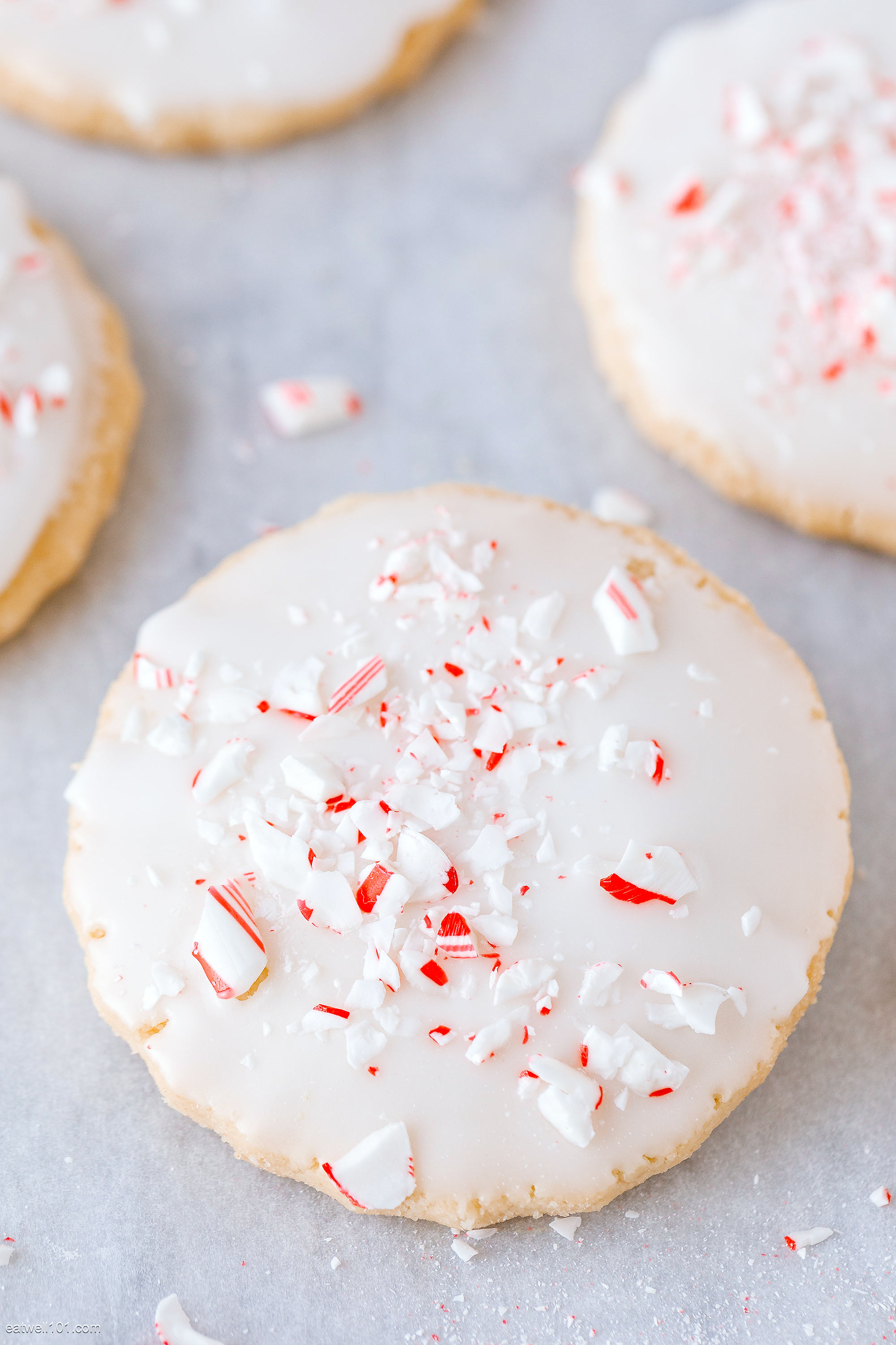 Peppermint Christmas Shortbread Cookies Recipe – Christmas Cookies ...