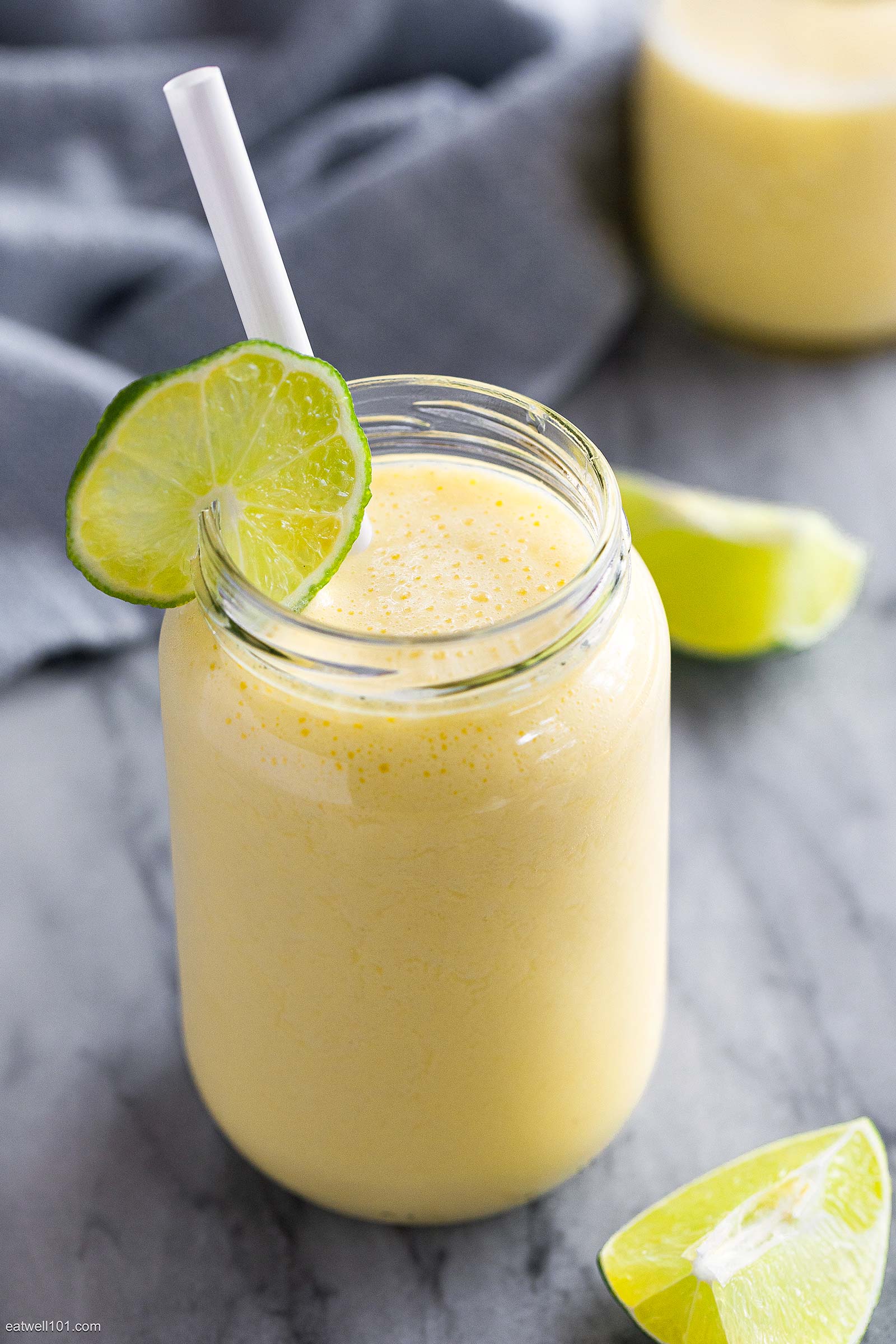 Mango Pineapple Coconut Milk Smoothie Recipe – Dairy-Free Smoothie