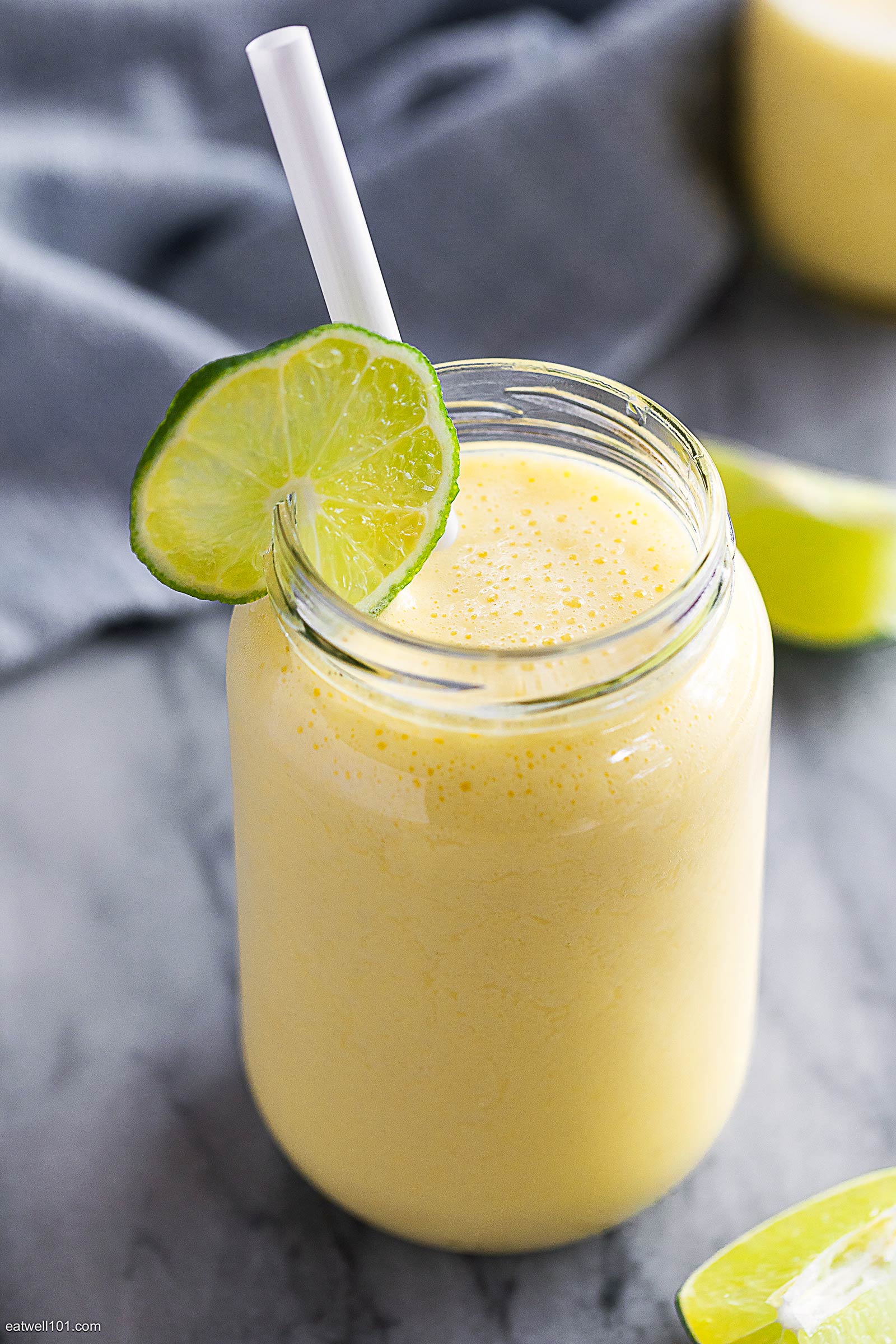 Mango Pineapple Coconut Milk Smoothie Recipe – Dairy-Free Smoothie ...