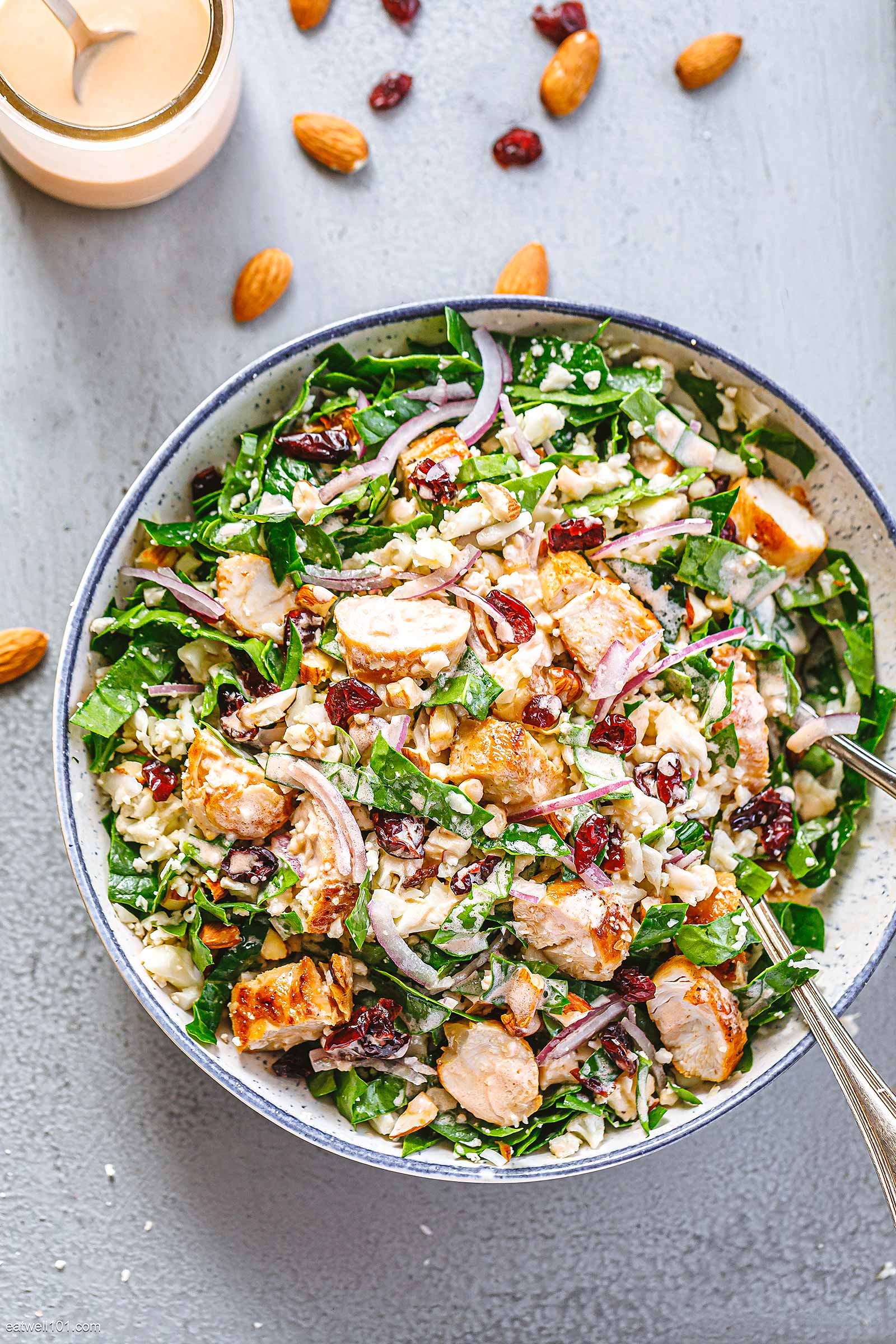 Healthy Spinach Chicken Salad – Chicken Salad Recipe — Eatwell101