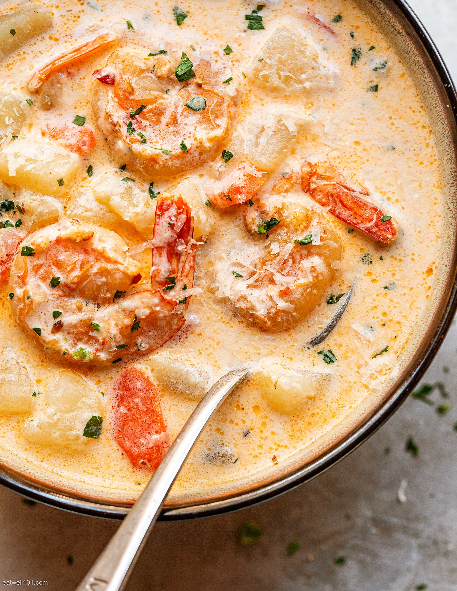 Instant Pot Creamy Shrimp Soup Recipe – Potato Shrimp Chowder Recipe ...