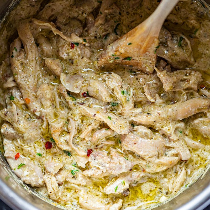 Instant Pot Keto Green Chile Chicken With Cream Cheese Instant Pot Chicken Recipe Eatwell101